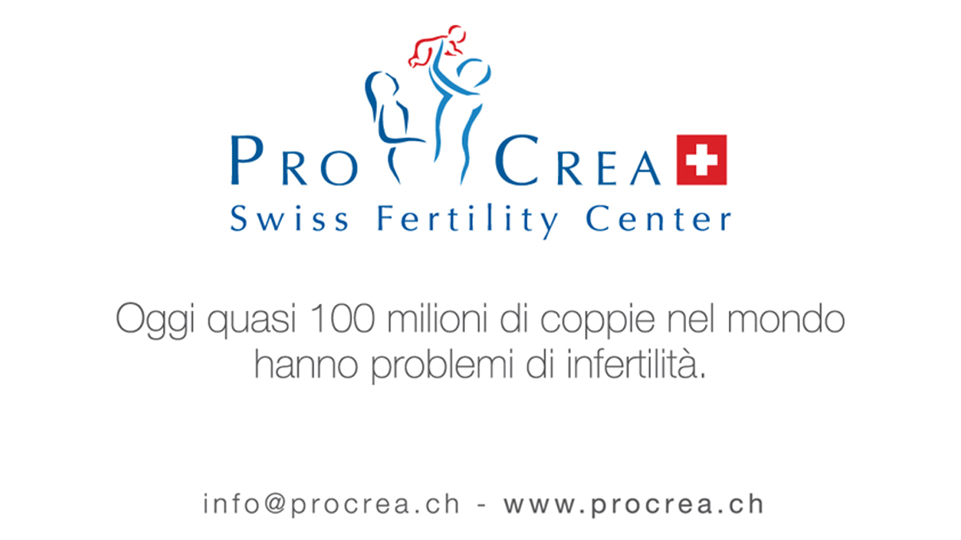 Logo e payoff ProCrea Swiss Fertility Center